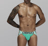 0850 Only Jockstrap men's breathable design jockstrap in bright blue, front view