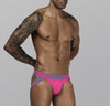 0850 Only Jockstrap men's breathable design jockstrap in Plum Red, front view