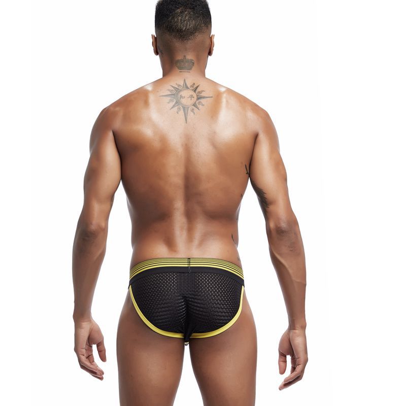 JOCKMAIL | Ripple Mesh High-Cut Bulge Briefs