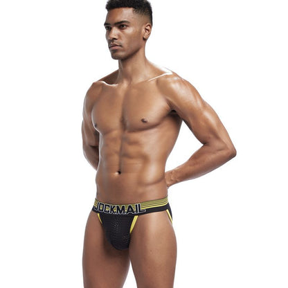 JOCKMAIL | Ripple Mesh High-Cut Bulge Briefs