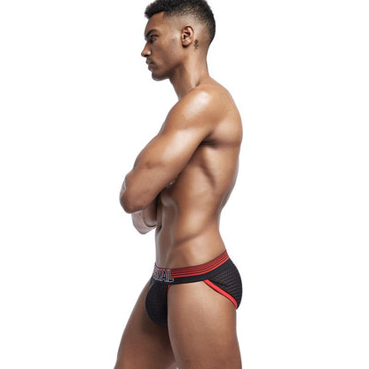 JOCKMAIL | Ripple Mesh High-Cut Bulge Briefs