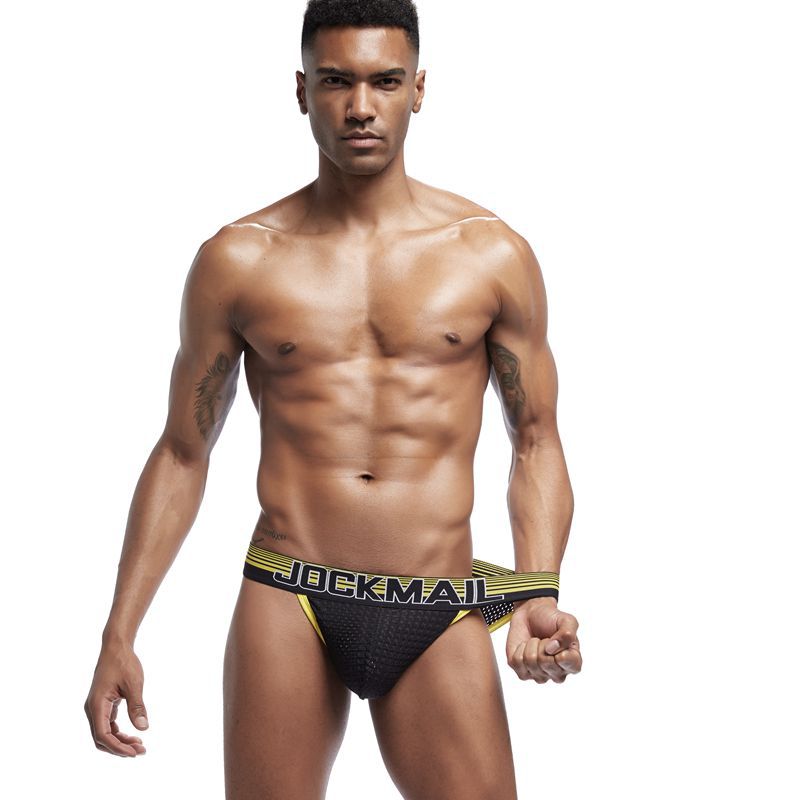 JOCKMAIL | Ripple Mesh High-Cut Bulge Briefs