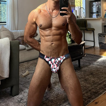 PUMP! | Plaid Graffiti Briefs