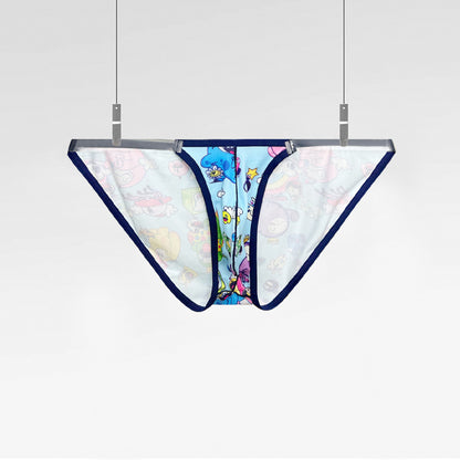 PUMP! | Summer Graffiti Clear Waist Briefs