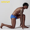 ADANNU Cotton Briefs men's breathable design briefs in blue, right side view
