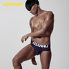 ADANNU Cotton Briefs men's breathable design briefs in sapphire blue, front view