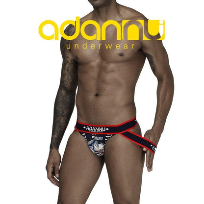 prince-wear popular products Black / M ADANNU | Seamless Colorful Ice Silk Jockstrap