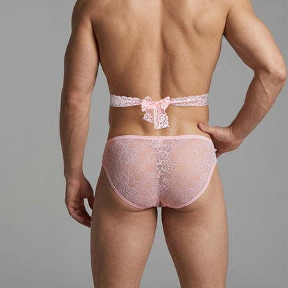 ADANNU | Lace Strap & Briefs Set