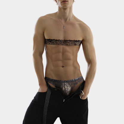 ADANNU | Lace Strap & Briefs Set