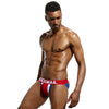 JOCKMAIL Athlete's Jockstrap men's moisture wicking jockstrap in Red, right side view
