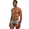 Daily wear|Gym sessions|Holiday parties|Pride events|Night gatherings|Breathable|Butt-lift design|Snug fit|Lightweight|Shaping|Waistline control|Slimming|Abdomen control|Antibacterial|Comfort|Proper support|Stylish appearance|Festive mood|Body sculpting|Men's trunks|Low-rise underwear|Camo trunks|Vigor series trunks|Sexy trunks|Green|Left Side view