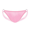 JOCKMAIL Heatwave Sheer Ring Jockstrap men's breathable design jockstrap in Pink, front view