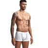 JOCKMAIL Independent Pouch Boxers men's breathable underwear in white, front view