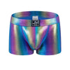 JOCKMAIL Iridescent Boxers men's iridescent underwear in rainbow, 3D front view