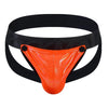 JOCKMAIL Iridescent Core Detachable Jockstrap men's comfort fit jockstrap in Orange, front view