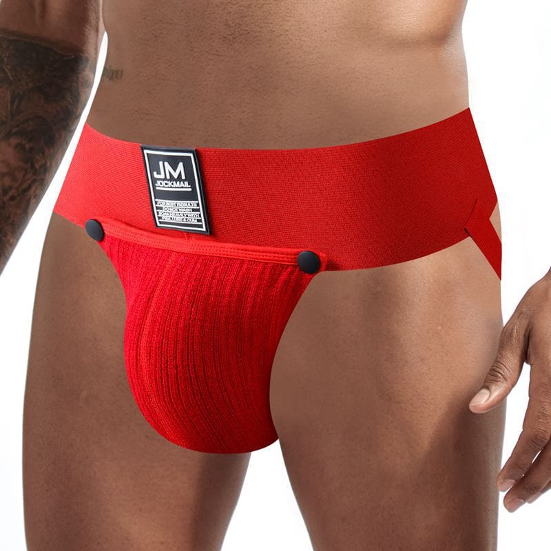 prince-wear popular products Red / M JOCKMAIL | Jockstrap with Detachable Pouch