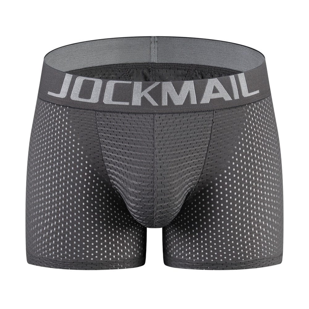 prince-wear popular products Grey / L JOCKMAIL | Mesh Boxer with Sponge Padding