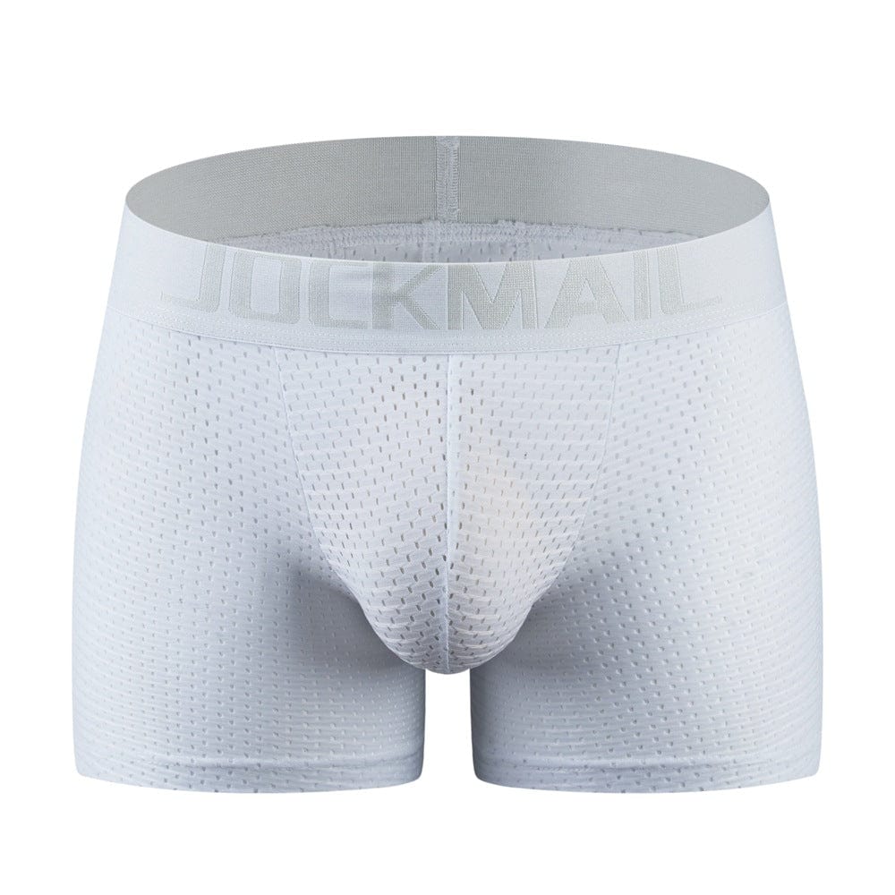 prince-wear popular products White / L JOCKMAIL | Mesh Boxer with Sponge Padding
