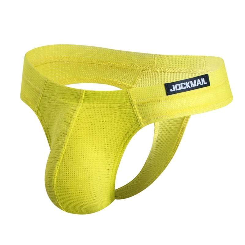 prince-wear Bright yellow / M JOCKMAIL | NatureVibe Mesh Brief with Bulge Pouch