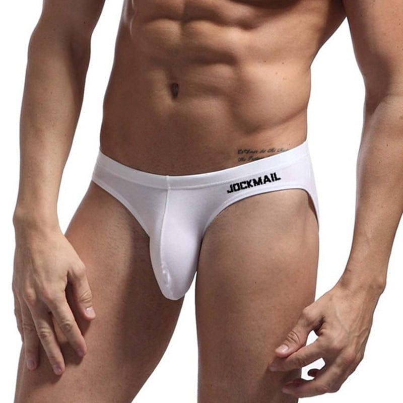 prince-wear popular products White / M JOCKMAIL | Big Boy Bulge Pouch Briefs