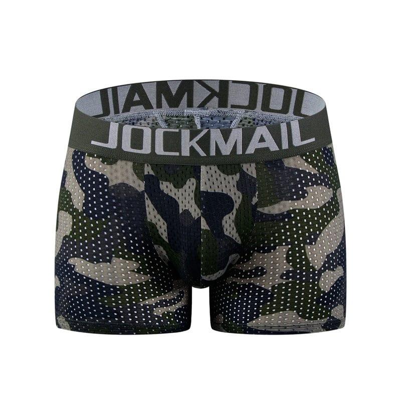 prince-wear JOCKMAIL | Camo Mesh Boxer with Removable Pads