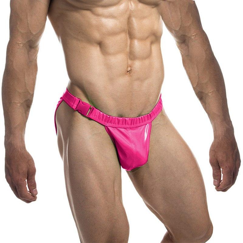 prince-wear Rose Red / M JOCKMAIL | Metallic Laser Swim Briefs