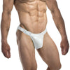 prince-wear White / M JOCKMAIL | Metallic Laser Swim Briefs