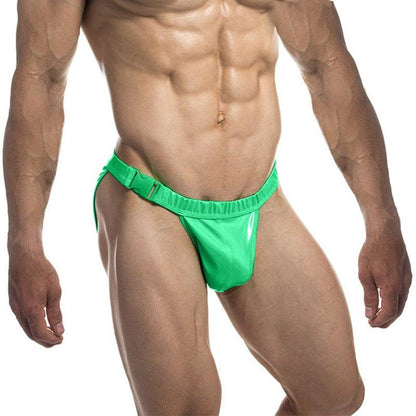 prince-wear Fluorescent Green / M JOCKMAIL | Metallic Laser Swim Briefs