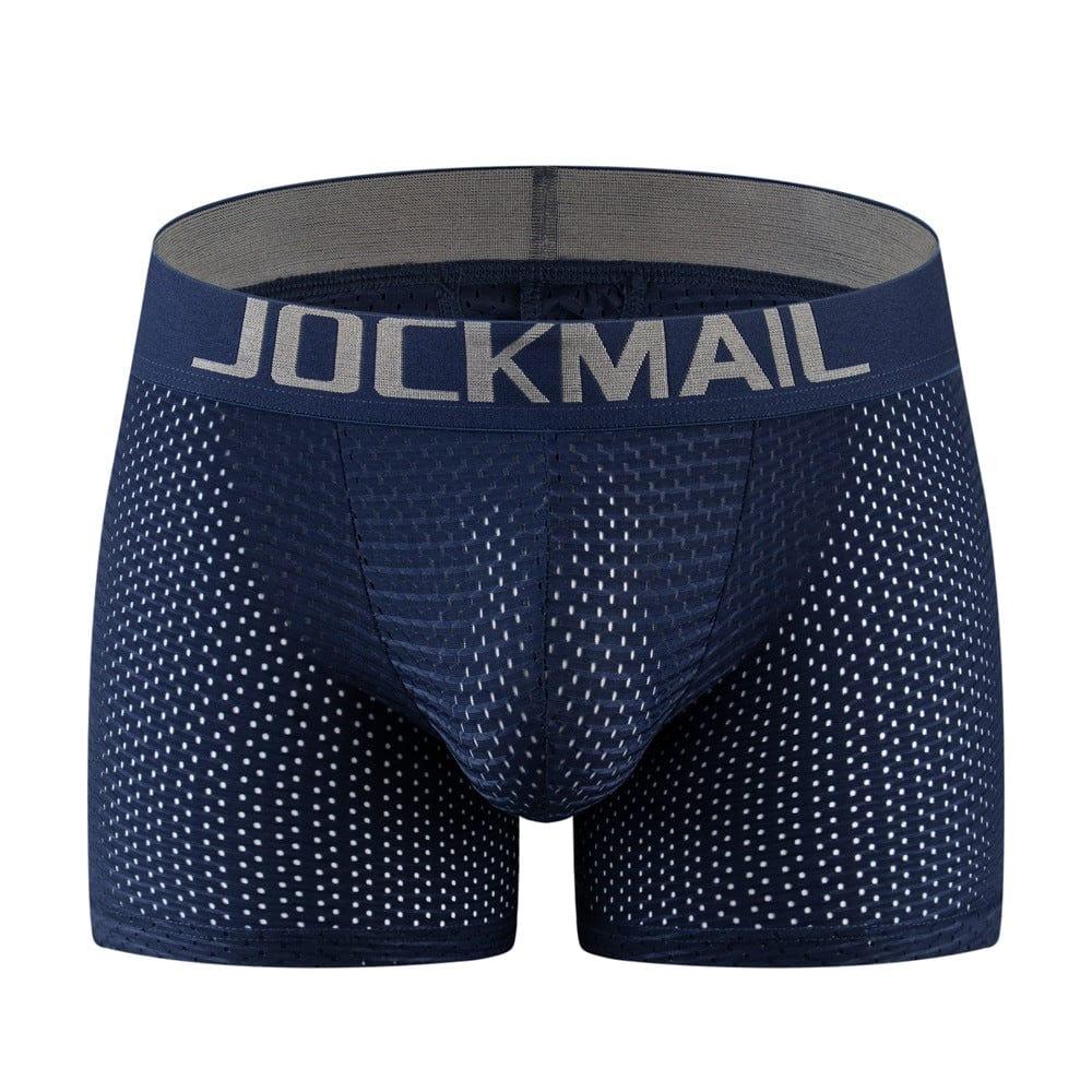 prince-wear popular products Dark Blue / L JOCKMAIL | Mesh Boxer with Sponge Padding