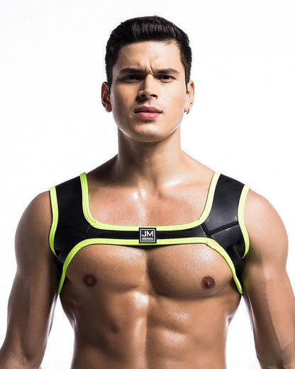 prince-wear popular products Fluorescent Green / S-M JOCKMAIL | Neoprene Sport Harness