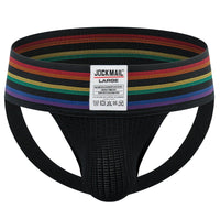 prince-wear popular products Black / L JOCKMAIL | Rainbow Big Boy Bulge Pouch Jockstrap