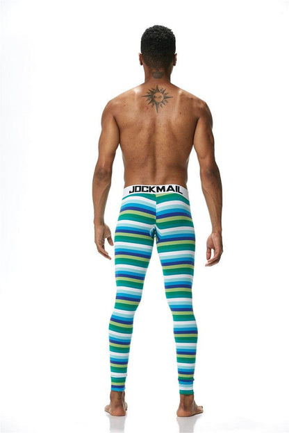 prince-wear popular products JOCKMAIL | Striped Bulge Pouch Long Underwear