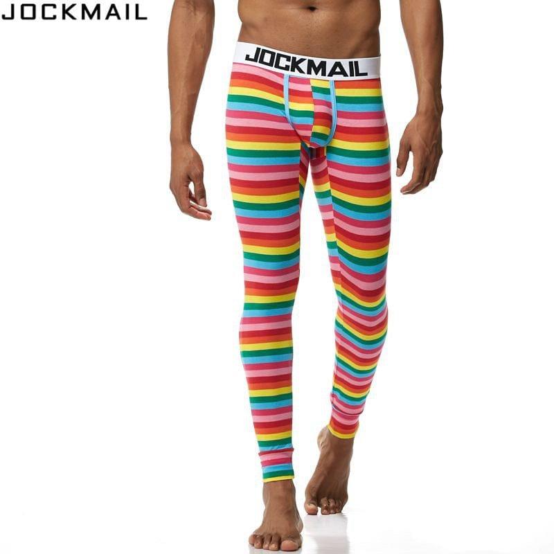 prince-wear popular products JOCKMAIL | Striped Bulge Pouch Long Underwear