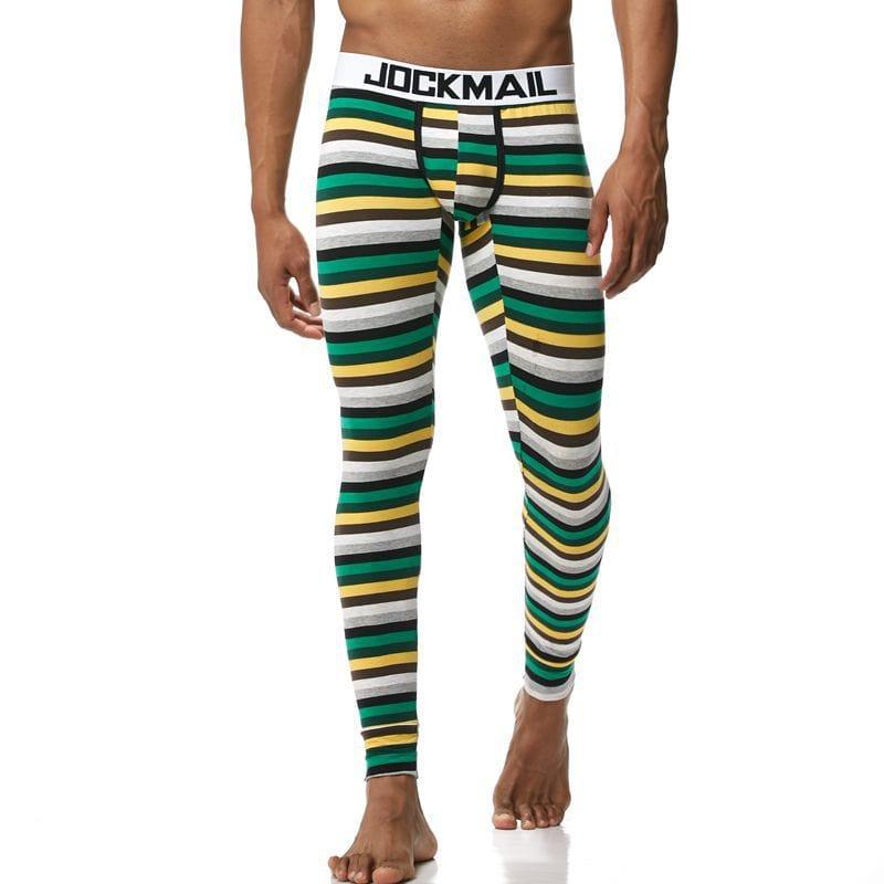 prince-wear popular products JOCKMAIL | Striped Bulge Pouch Long Underwear