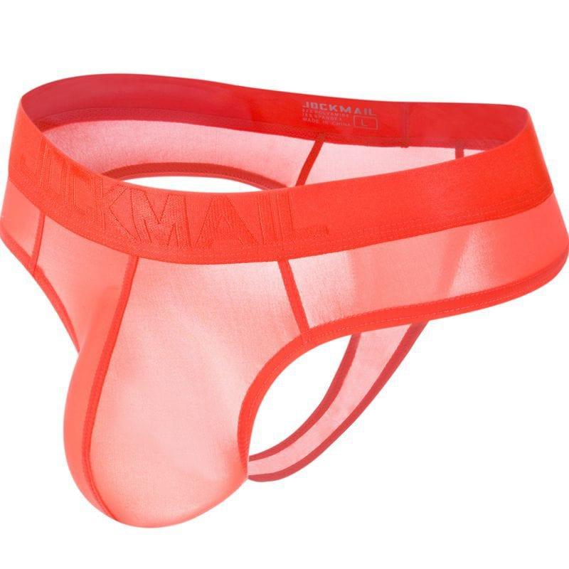 prince-wear Orange / M JOCKMAIL | Vibrant Candy Sheer Thong