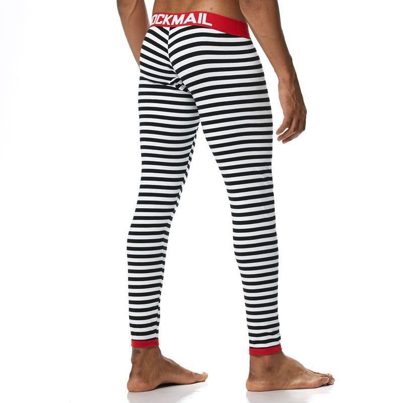 prince-wear popular products JOCKMAIL | Zebra Print Bulge Pouch Long Underwear