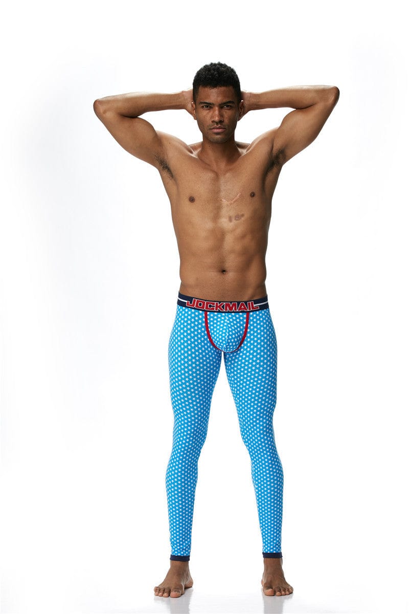prince-wear popular products Blue / M JOCKMAIL | Star Bulge Pouch Long Underwear