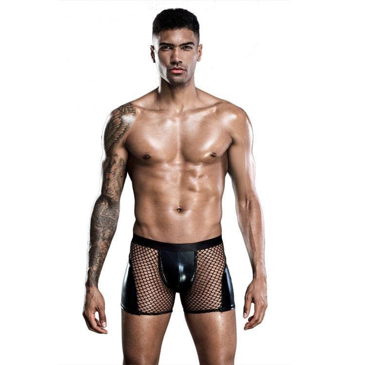 prince-wear Free size JSY Men's Lingerie | Fishnet Boxers