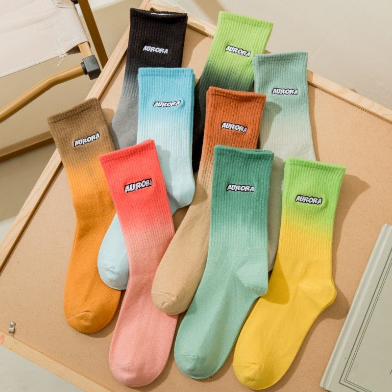 prince-wear Optional color email remarks / Free size PRINCEWEAR™ | Aurora Crew Socks 3-Pack