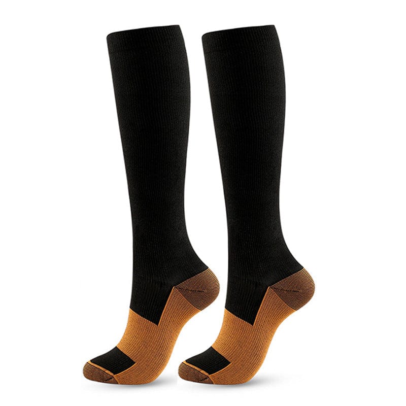 prince-wear Brown / S/M PRINCEWEAR™ | ZH Compression Knee-High Socks 3-Pack