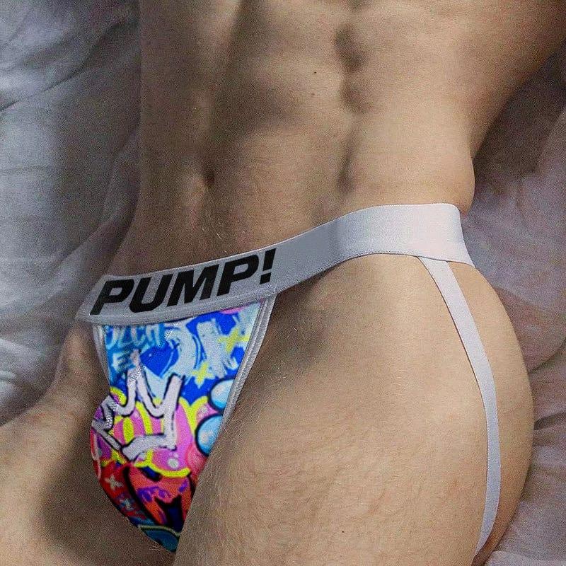 prince-wear Jockstraps White / M PUMP! | Graffiti Jockstrap