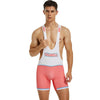 Front view of TAUWELL Fitness Bodysuit with Comfort Fit feature in 9706 Pink.